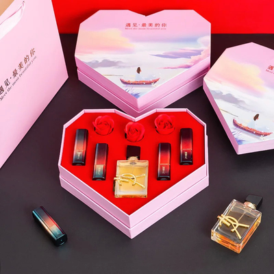 Boîte cadeau anniversaire de la Saint-Valentin 2023 Packaging Boîtes cadeau en forme de cœur de luxe pour les Saint-Valentin Packaging Set cadeau